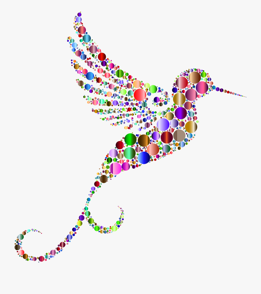 Hummingbird Clipart Rainbow, Transparent Clipart