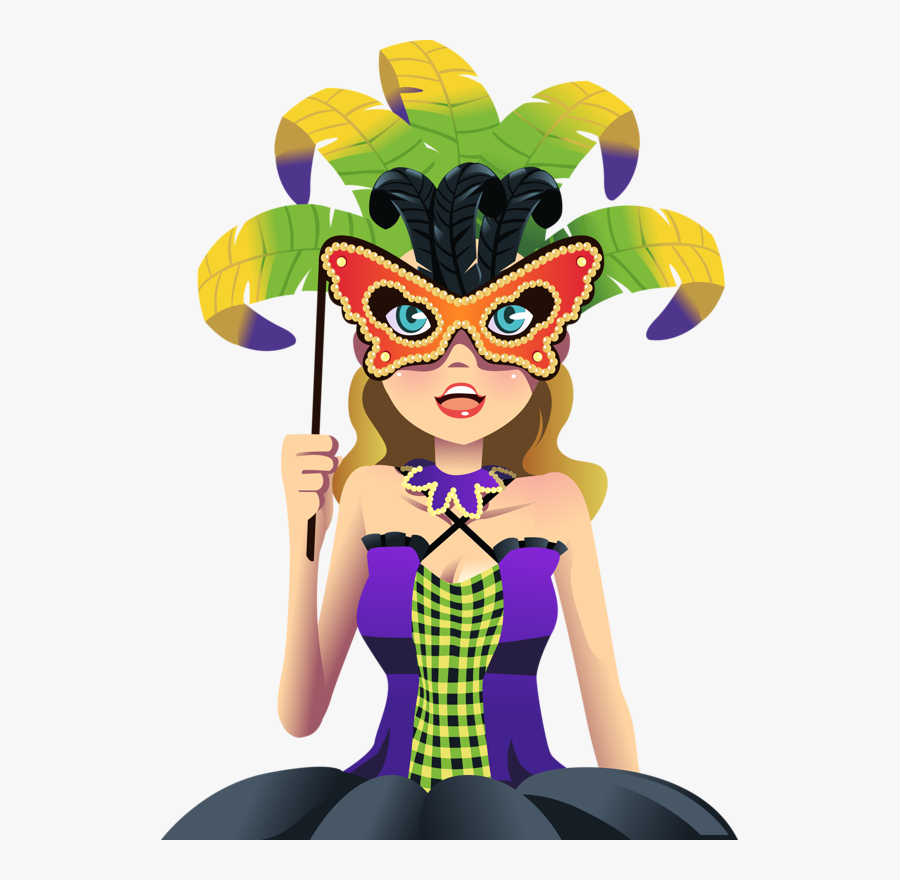 Bonequinha Carnavalesca Png, Transparent Clipart