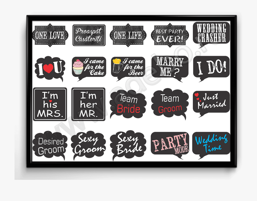 Propsuri Cu Mesaje, Transparent Clipart