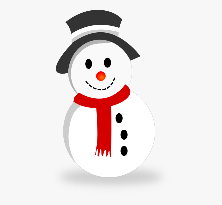 Character - Snowman Clipart, Transparent Clipart