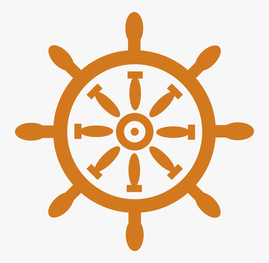 Nautical Wheel Clipart - Captains Wheel Clip Art, Transparent Clipart