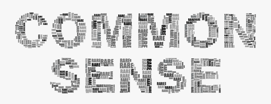 Common Sense Grayscale Clip Arts - Clip Art, Transparent Clipart
