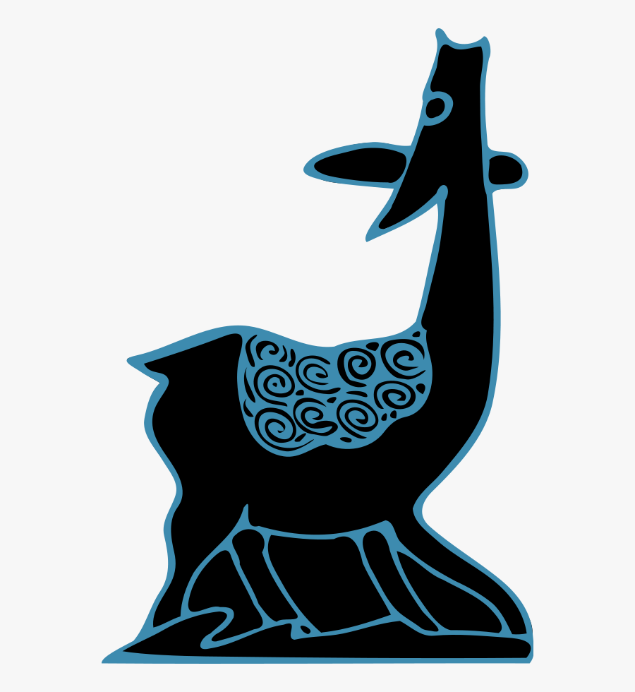 Indonesian Antelope Batik Svg Clip Arts - Gambar Hewan Batik, Transparent Clipart