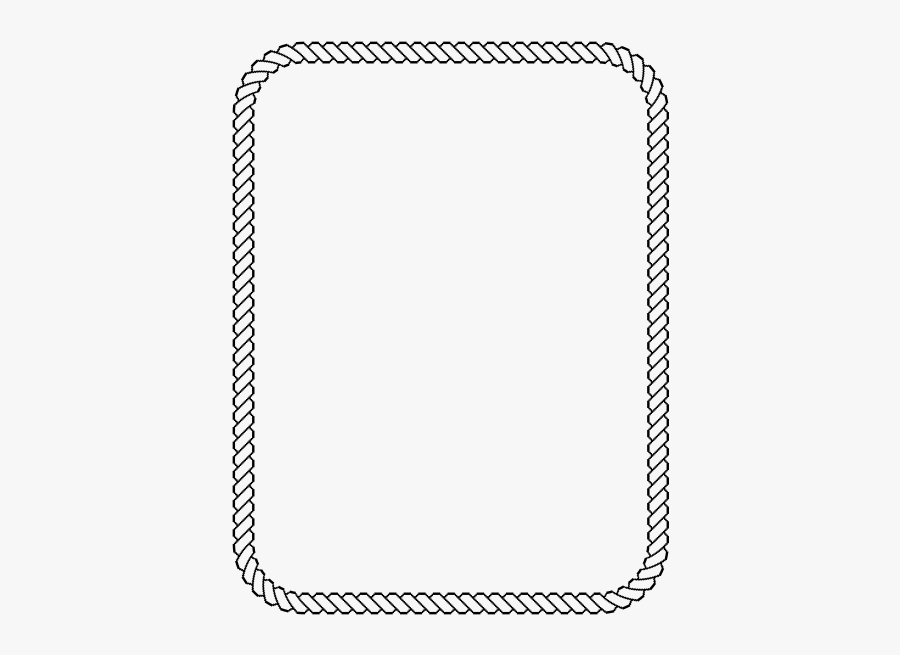 1-bit Rope Border - Navy Udt, Transparent Clipart