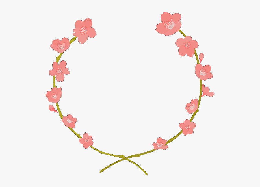 #freetoedit #sakura #tumblr #transparent #background - Circulo De Flores Png, Transparent Clipart