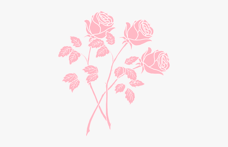 Flower Png Tumblr - Pastel Pink Aesthetic Png, Transparent Clipart