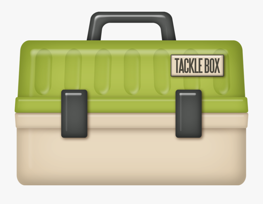 Fisherman Clipart Tackle Box, Transparent Clipart