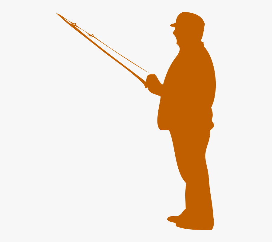 Png Silhouette Fishing, Transparent Clipart