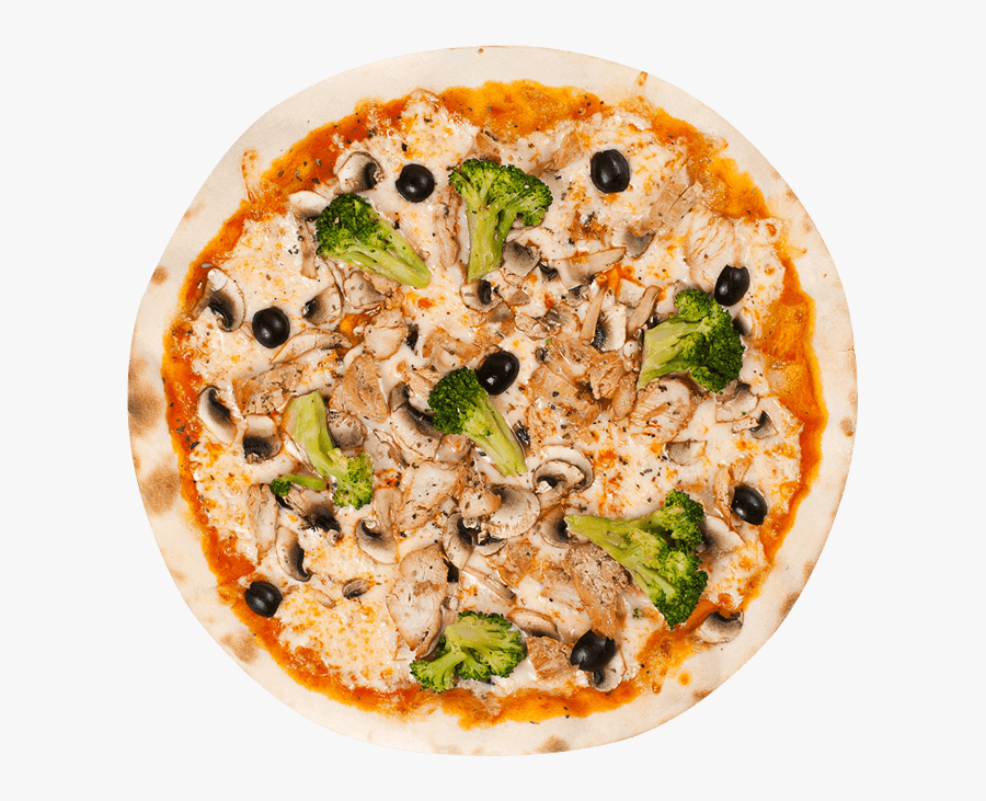 Pizza Clipart Chicken Pizza - Пицца Веганская, Transparent Clipart