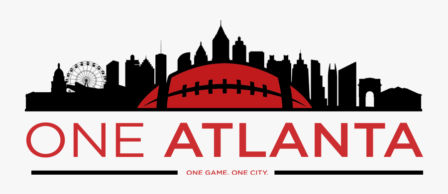 Atlanta Skyline Outline Clipart , Png Download - Silhouette Atlanta Skyline Vector Free, Transparent Clipart