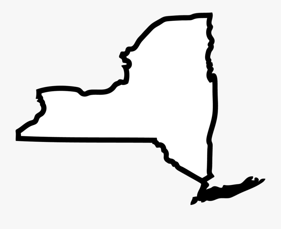 New York City State Outline Clipart , Png Download - New York Colony Outline, Transparent Clipart