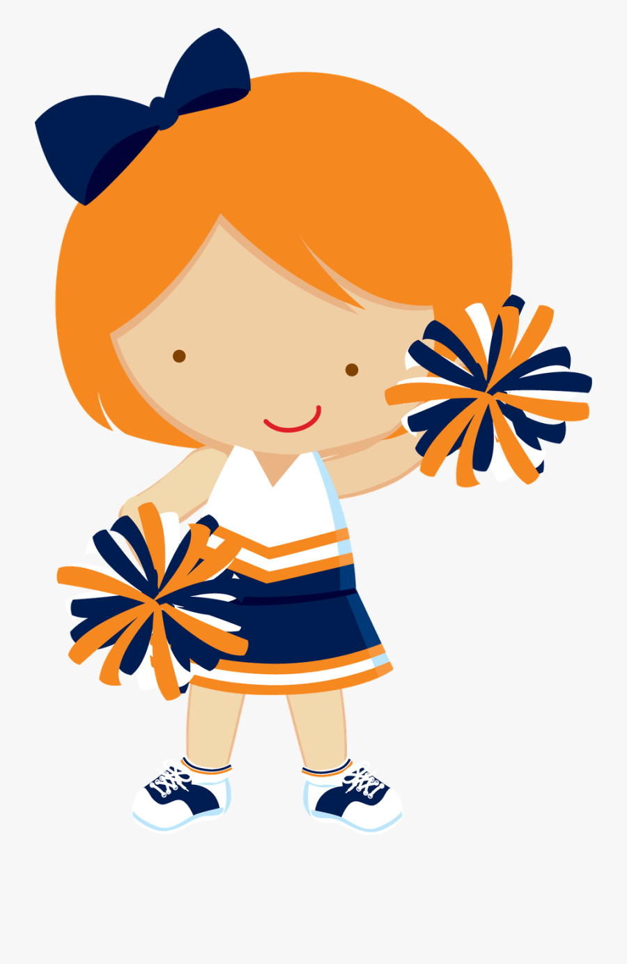Cute Cheerleader Clipart, Transparent Clipart