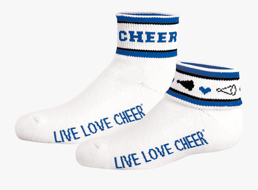 Chasse Flip Crew Cheer Sock - Sock, Transparent Clipart