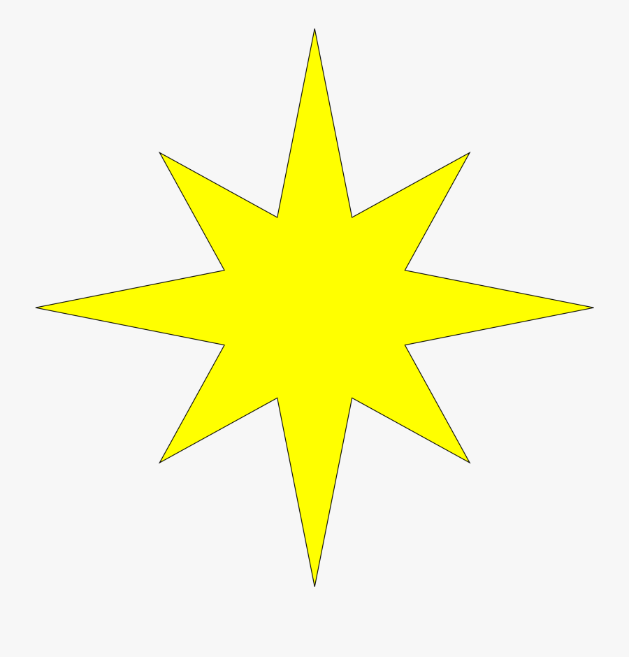 8 Pointed Star Png - Solar Empire Flag, Transparent Clipart