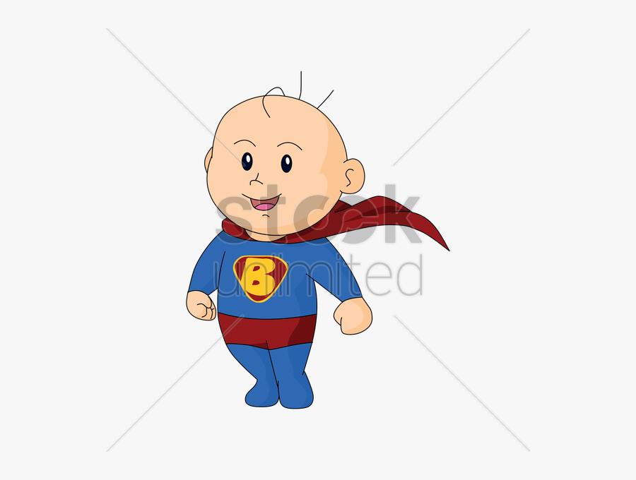 Super Man Baby Cartoon Clipart , Png Download - Superman Baby Cartoon, Transparent Clipart
