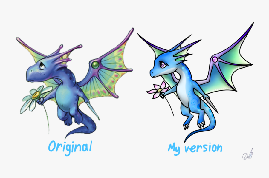 Blue Dragon Clipart Little - Sweet Dragon Png, Transparent Clipart
