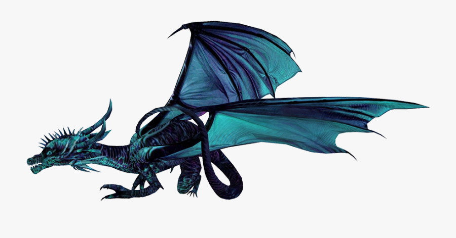 Dragon Blue Png Download - Transparent Background Blue Dragon Png, Transparent Clipart