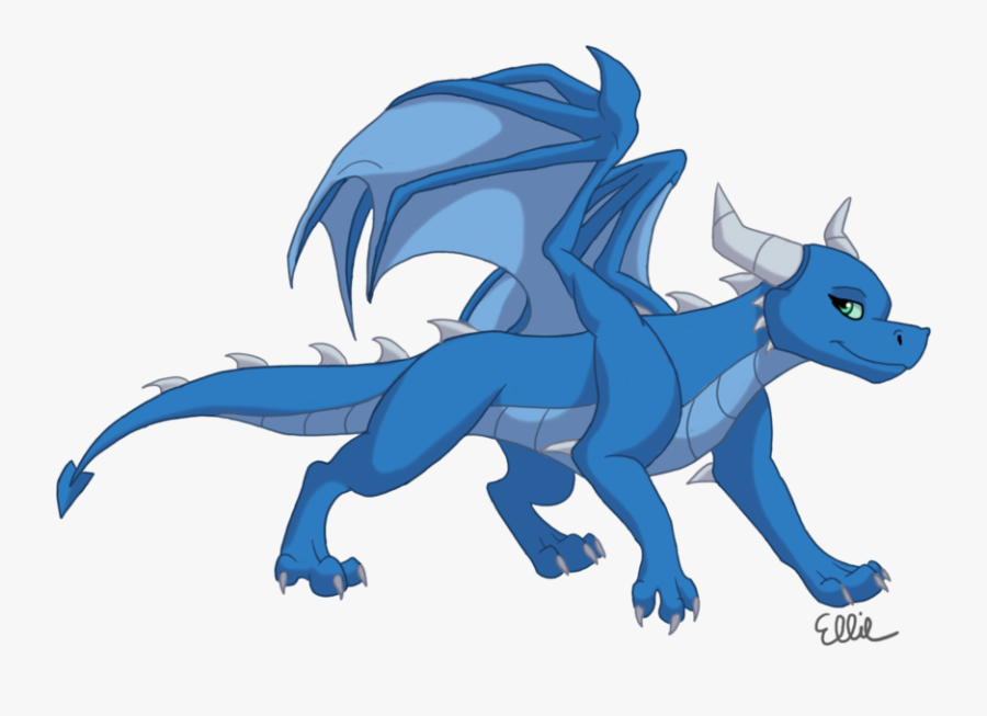 Spyro The Dragon Roleplay - Blue Spyro The Dragon, Transparent Clipart