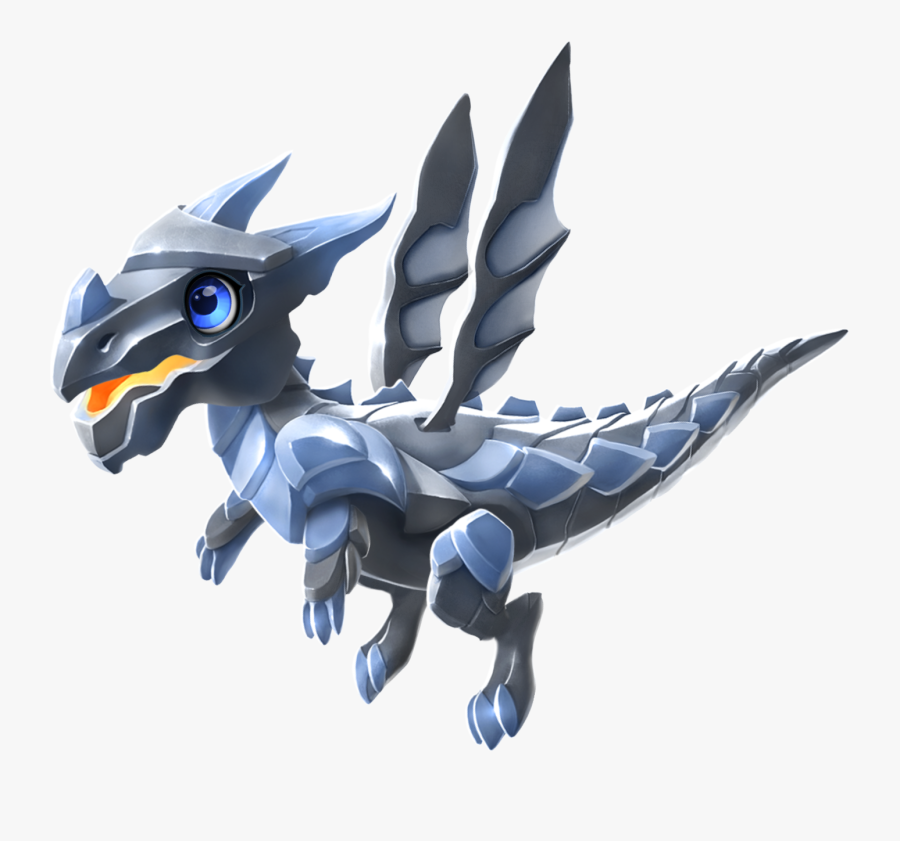 Blue Dragon Png Free Download - Dragon Mania Legends Metal, Transparent Clipart