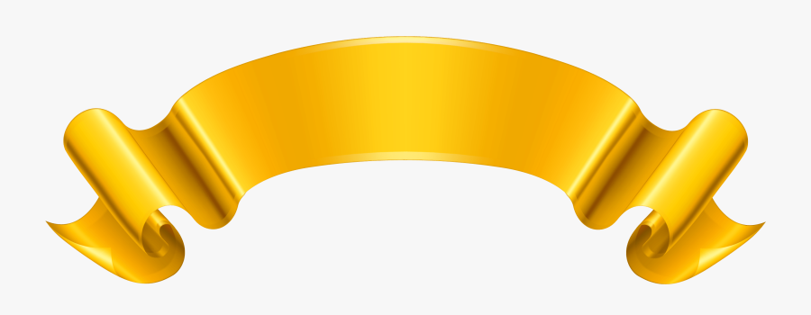 Ribbon Yellow Png, Transparent Clipart