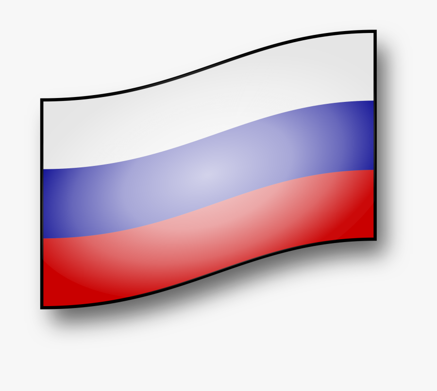 Russian Flag Clipart - Bendera Putih Biru Merah Negara Mana, Transparent Clipart