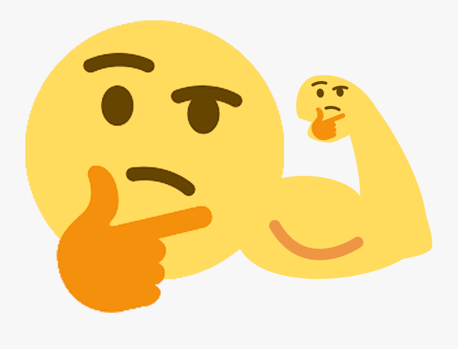 Thinking Emoji, Transparent Clipart