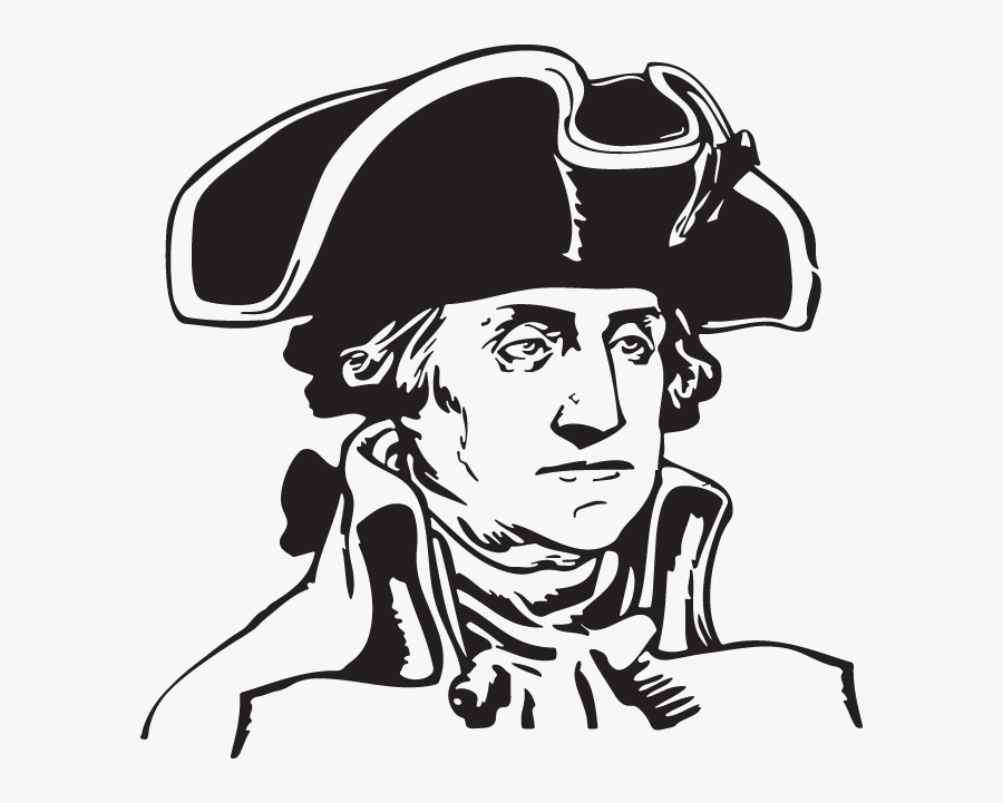 General George Washington Cartoon, Transparent Clipart