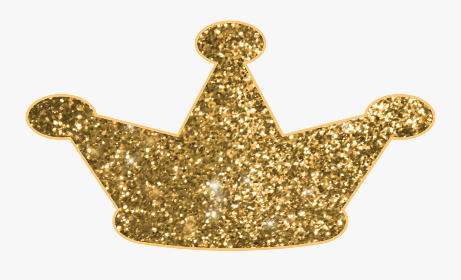 Gold Glitter Crown Clipart Png , Png Download - Clipart Gold Princess Crown, Transparent Clipart