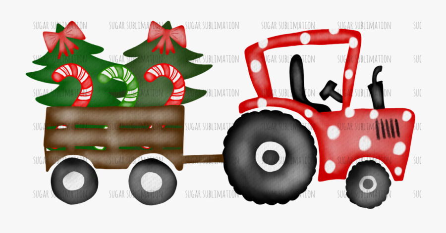 Cute Tractor Clipart, Transparent Clipart