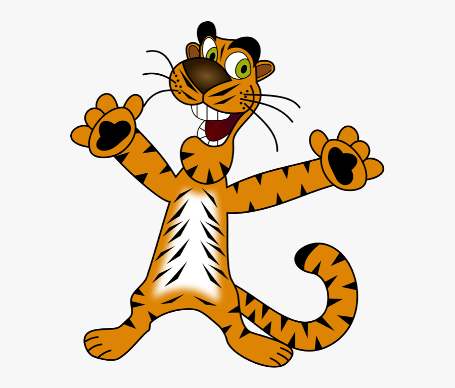 Tiger Transparent Clipart - Happy Tiger Clipart, Transparent Clipart