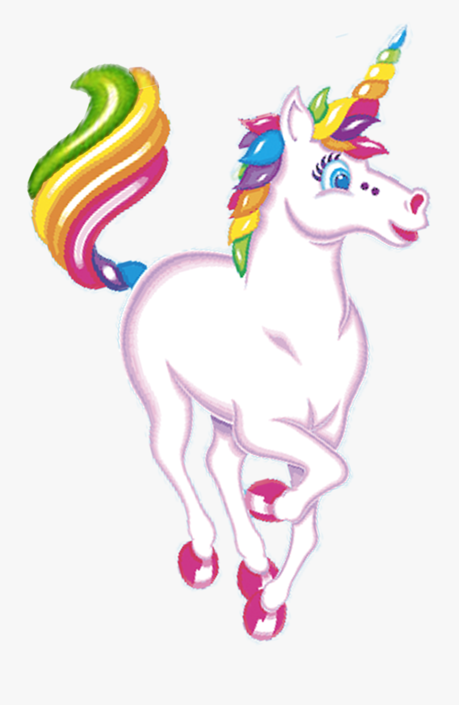 Transparent Unicorn Clipart - Lisa Frank Unicorn, Transparent Clipart