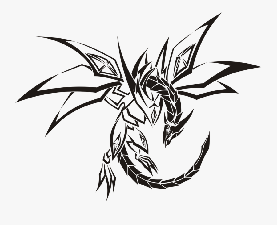 Dragon Graphic Group - Tribal Dragon Head Png, Transparent Clipart
