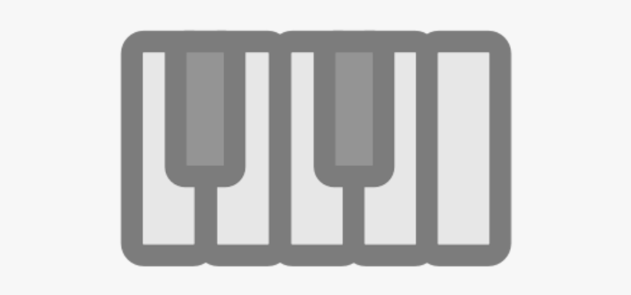 Midi Manager Icon - Piano, Transparent Clipart