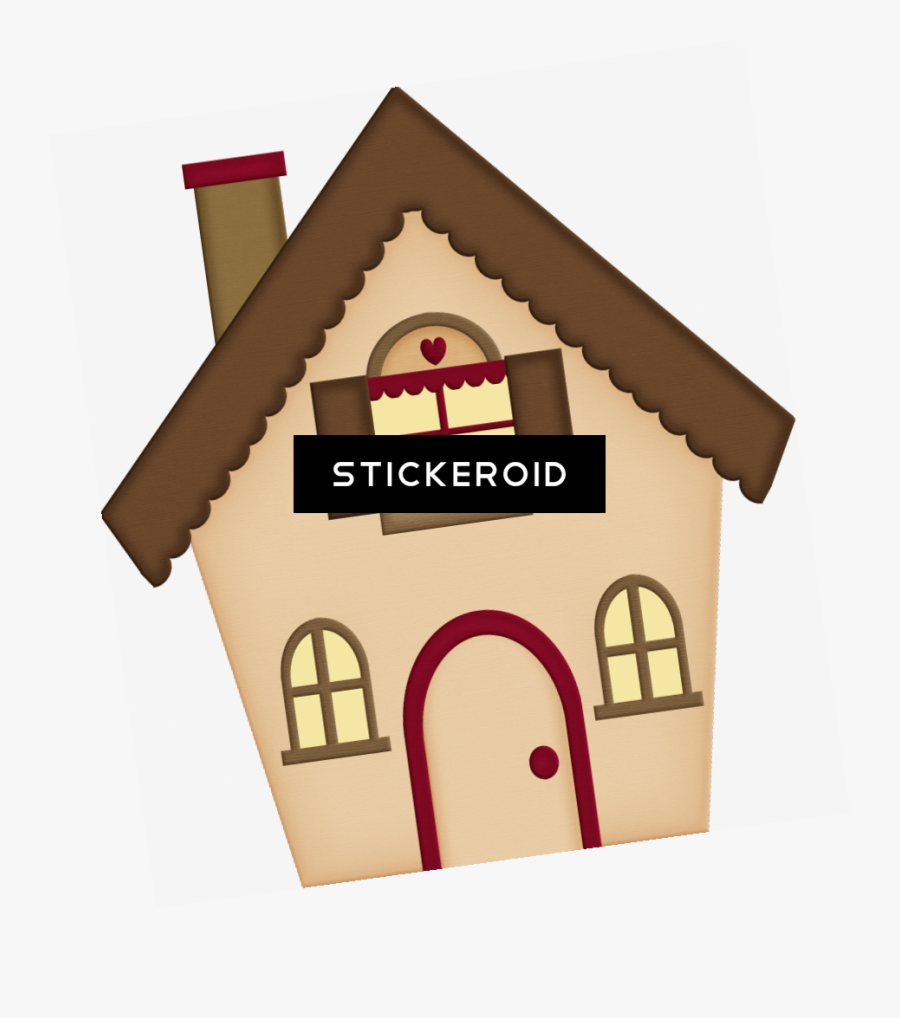 Christmas Home Holidays - Three Little Pigs House 3 D, Transparent Clipart