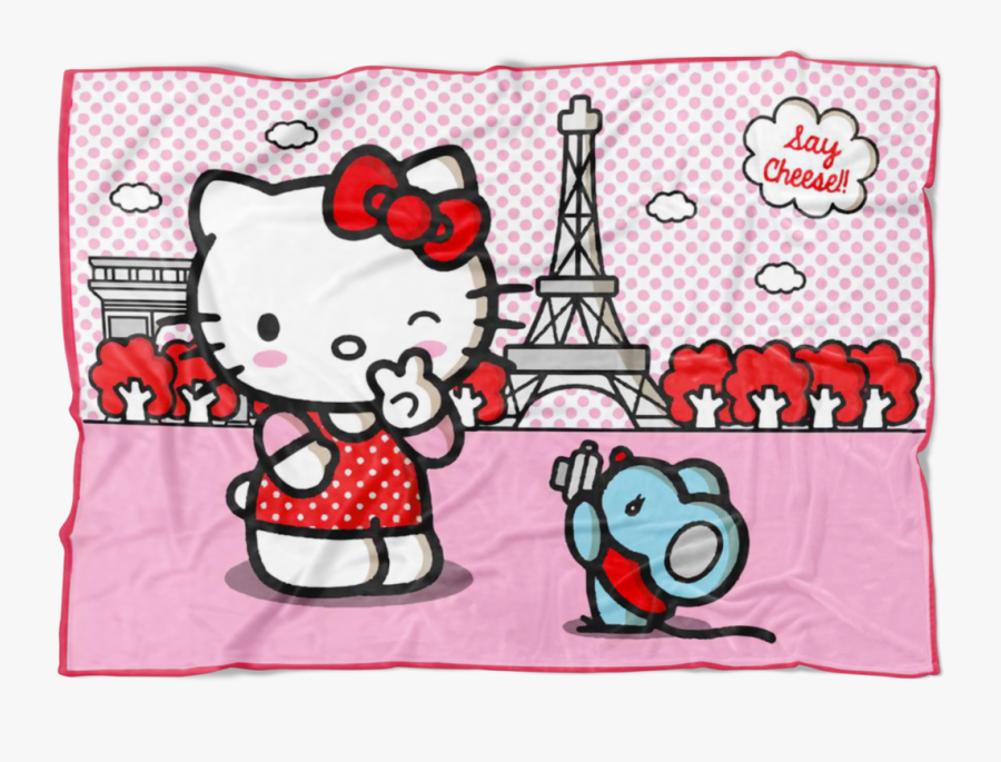 Hello Kitty Fleece Blanket Lightweight Supremely Soft - Hello Kitty, Transparent Clipart