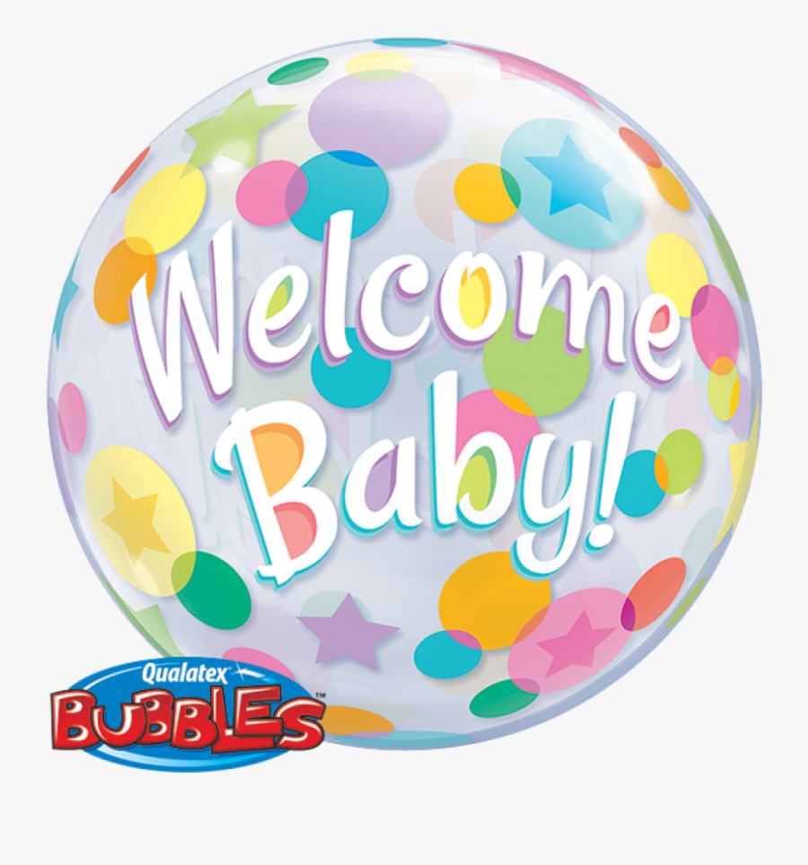 Feestartikelen Feesten, Speciale Gelegenheden Hello - Qualatex Bubbles, Transparent Clipart