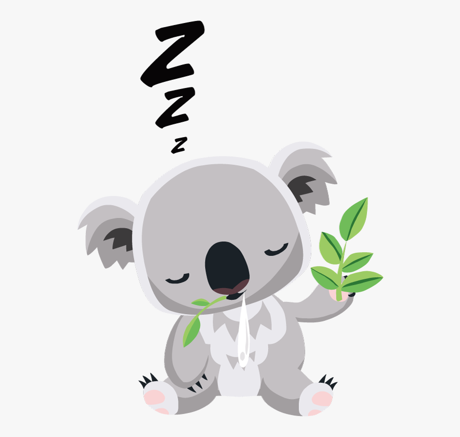 Koala Sleeping Clipart, Transparent Clipart