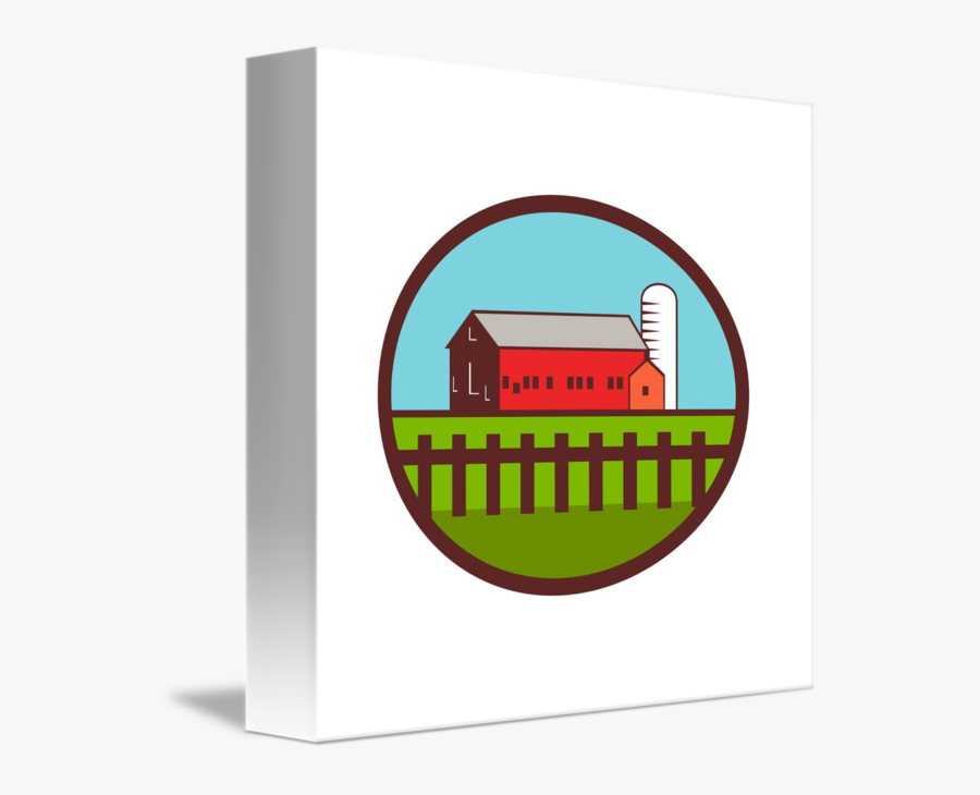 Farm Barn House Silo, Transparent Clipart