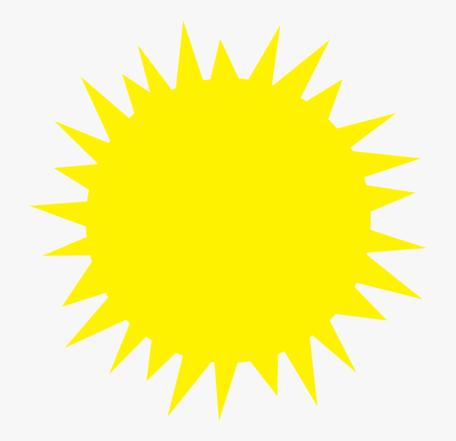 Plain Simple Sun - Transparent Background Sun Clipart Gif, Transparent Clipart