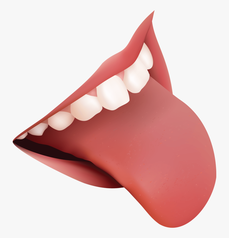 Teeth Png Image - Tongue Png, Transparent Clipart