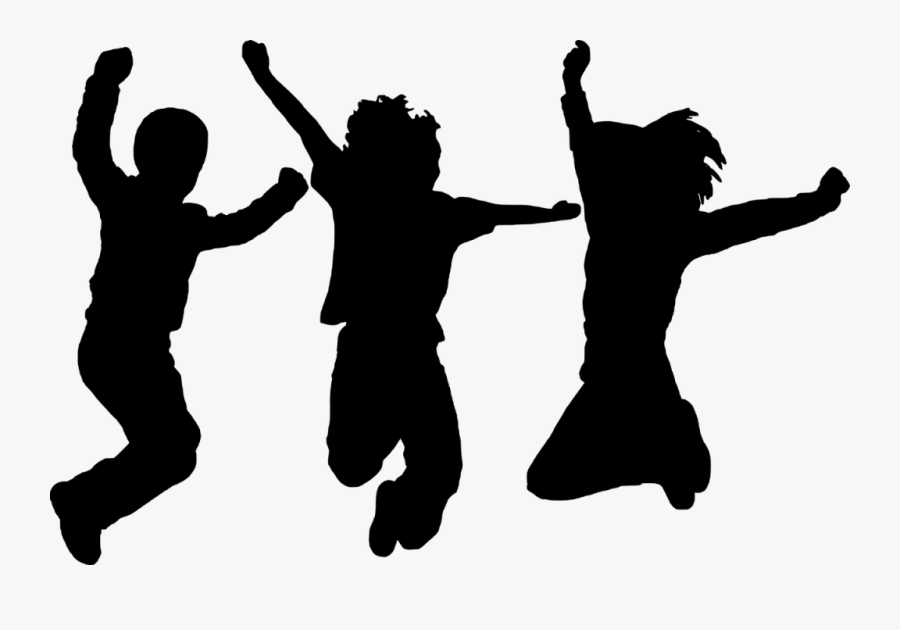 Kid Dance Silhouette, Transparent Clipart
