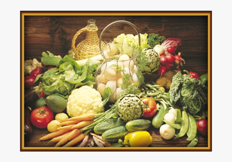 Fresh Vegetables With Wordings, Transparent Clipart
