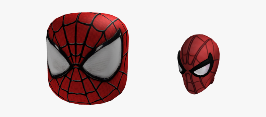 Roblox Lacrosse Protective Gear Spiderman Mask Sports - Roblox Spider Man Mask, Transparent Clipart