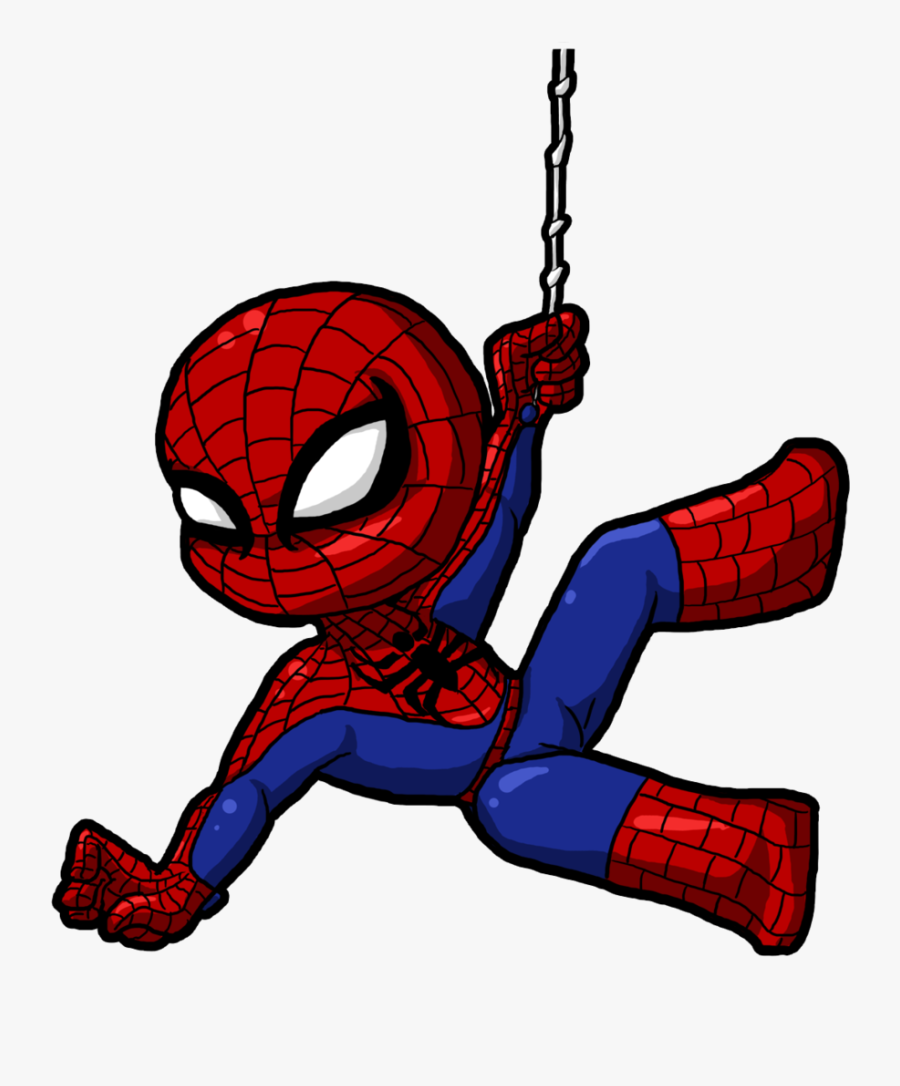 Spiderman Black And White Clipart Clipart Suggest - Spider Man Cartoon, Transparent Clipart