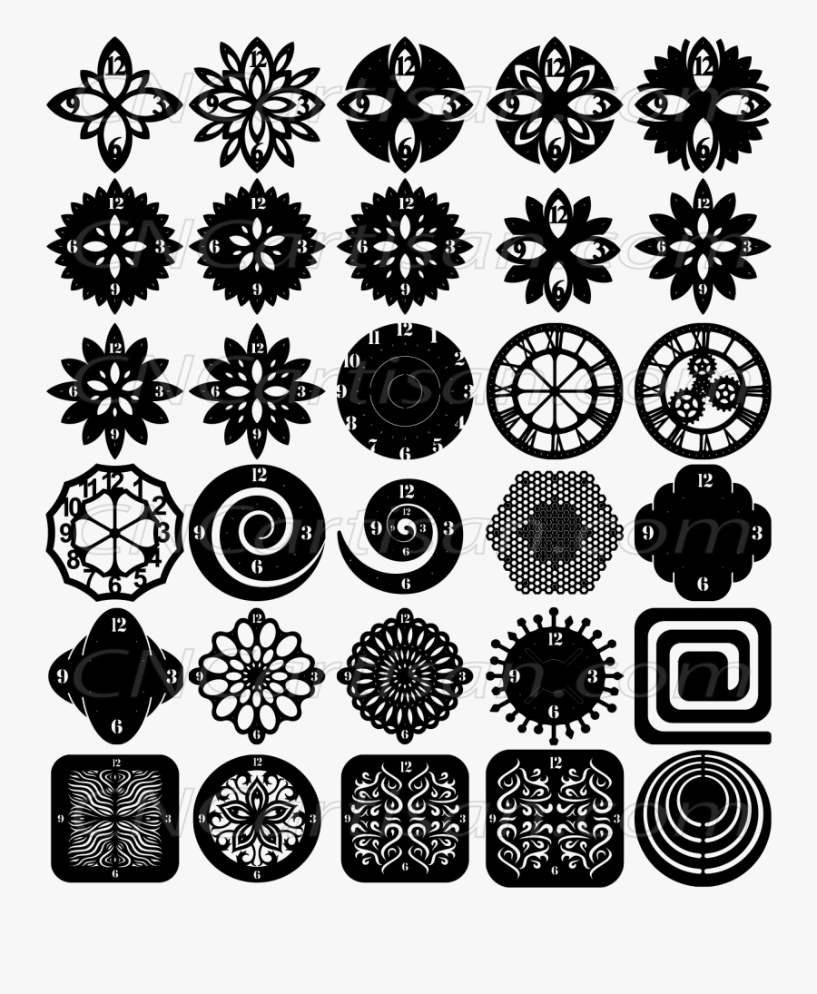 Vector Clock Cnc - Alcatel One Touch Watch Cool, Transparent Clipart