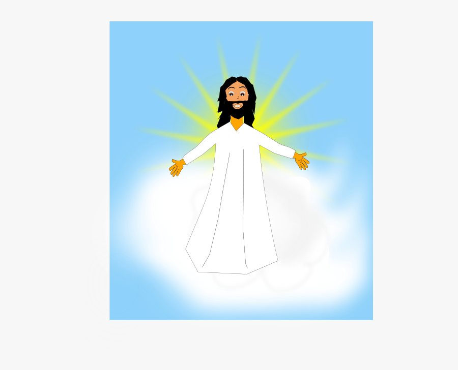 Jesus Clip Art - 主 耶穌 復活 卡通, Transparent Clipart