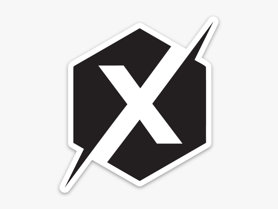 X Letter Logo, Transparent Clipart