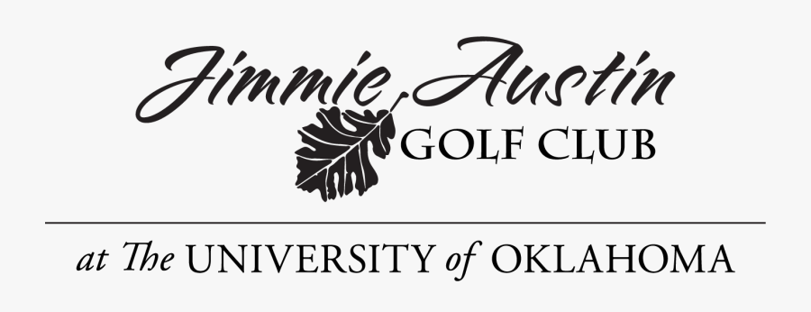 Jimmie Austin Ou Golf Club - Calligraphy, Transparent Clipart