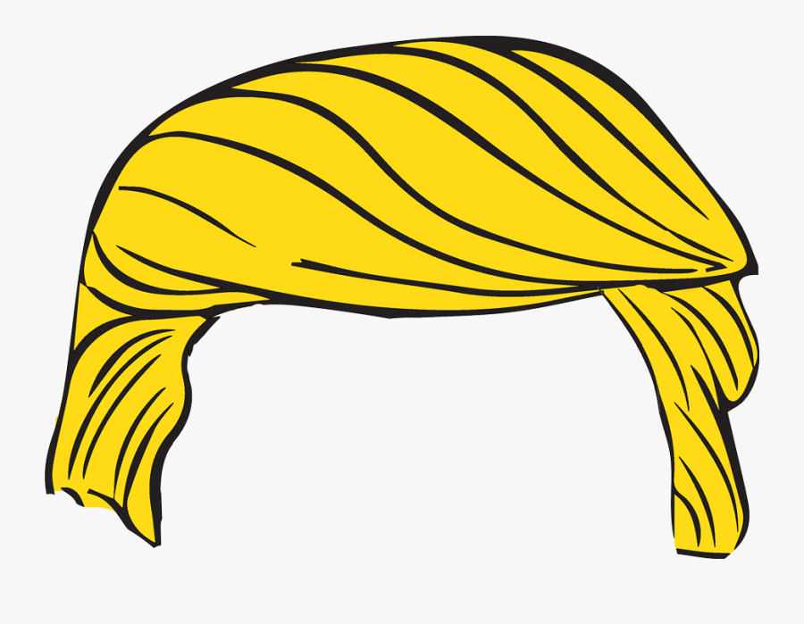 Trump Hair Hairstyle Wig - Trump Hair Clipart, Transparent Clipart