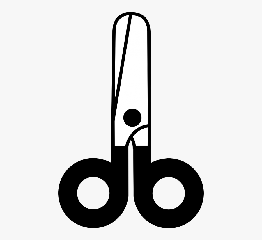 Scissors Household Office - Glue Stick Black And White Clipart, Transparent Clipart